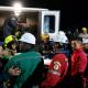 Bomberos trabajando en el rescate de los mineros en mina de Cucunubá, Cundinamarca.