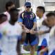 El argentino Néstor Lorenzo, entrenador de la selección Colombia, en una práctica previa al juego contra Ghana.