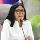 Delcy Rodríguez, presidenta encargada de Venezuela.