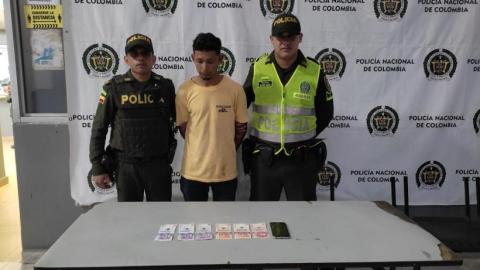 El otro presunto extorsionista fue capturado en Barranquilla. 