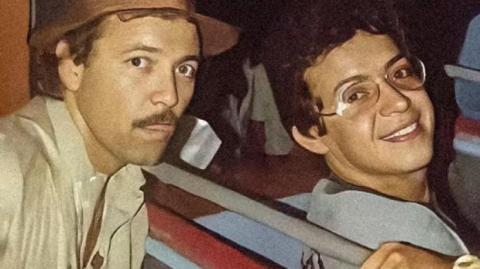 Ruben Blades y Hector Lavoe. 