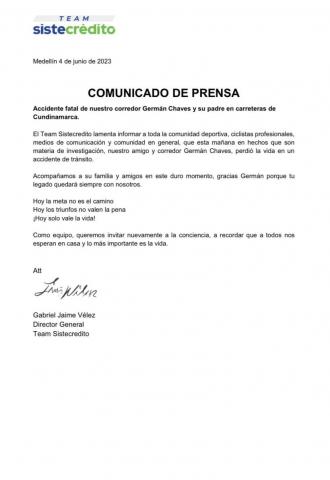 Comunicado