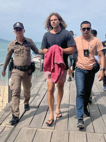 Daniel Sancho en su captura