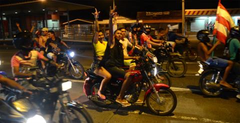 La celebración en la avenida Murillo