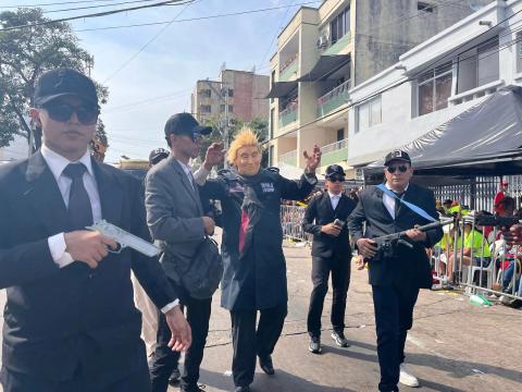 Disfraz de Donald Trump en el Carnaval de la 44.