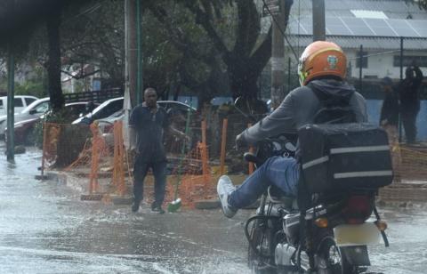 Lluvia en Barranquilla.