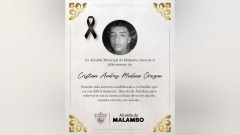 Joven fallecido, que había sido reportado como desaparecido en Malambo.