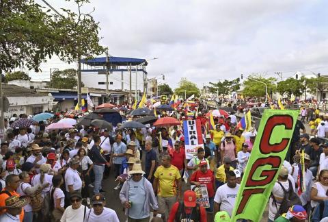 Marchas en Barranquilla.