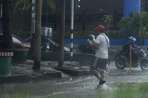 Lluvia en Barranquilla.