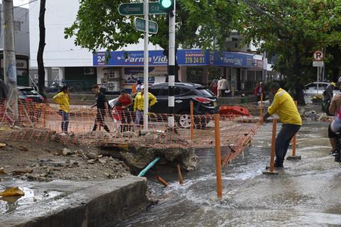 Lluvia en Barranquilla.