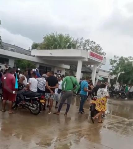 Hospital donde trasladaron a víctimas de Dibulla.